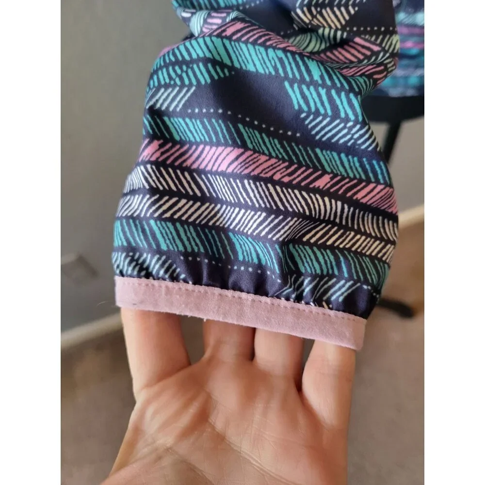 NWOT Columbia Pixel Grabber Reversible Jacket Girl Size M Outer Wear Lightwight - Picture 6 of 12